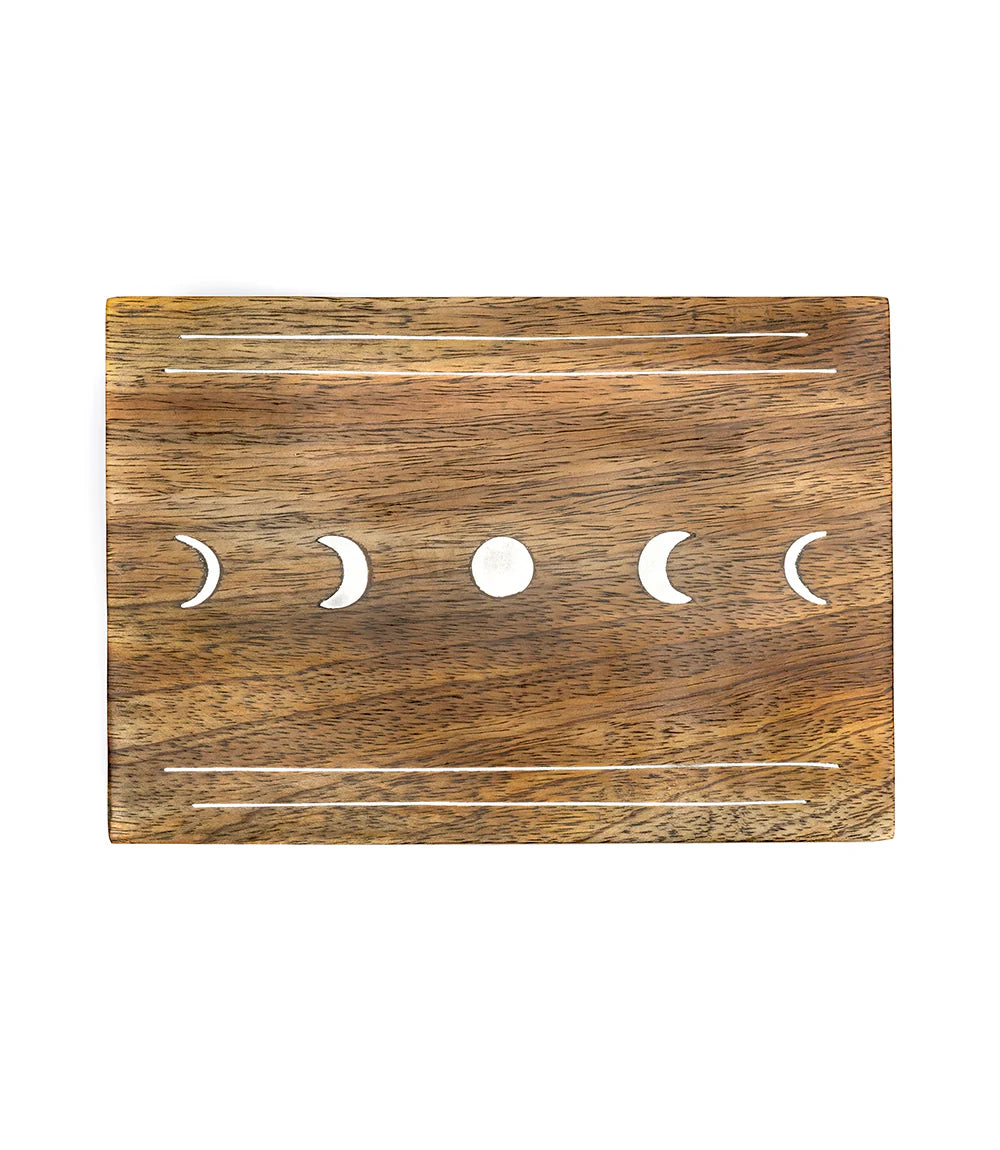 Moon Phase Jewelry/Trinket Box With Tray