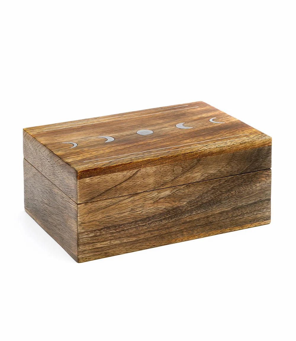 Moon Phase Jewelry/Trinket Box With Tray