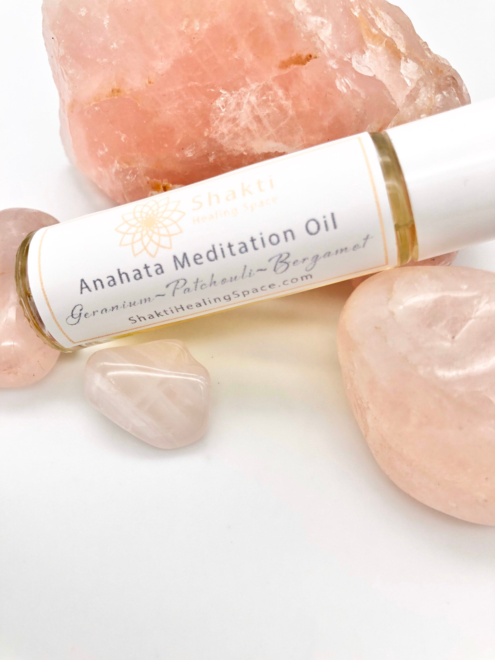 Heart chakra meditation essential oils roller