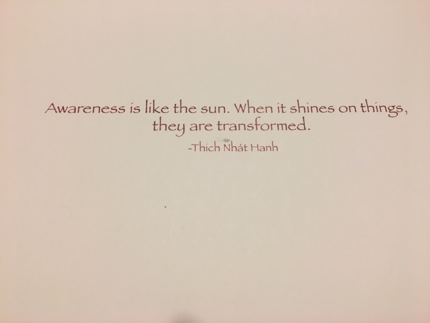 Awareness Note Card