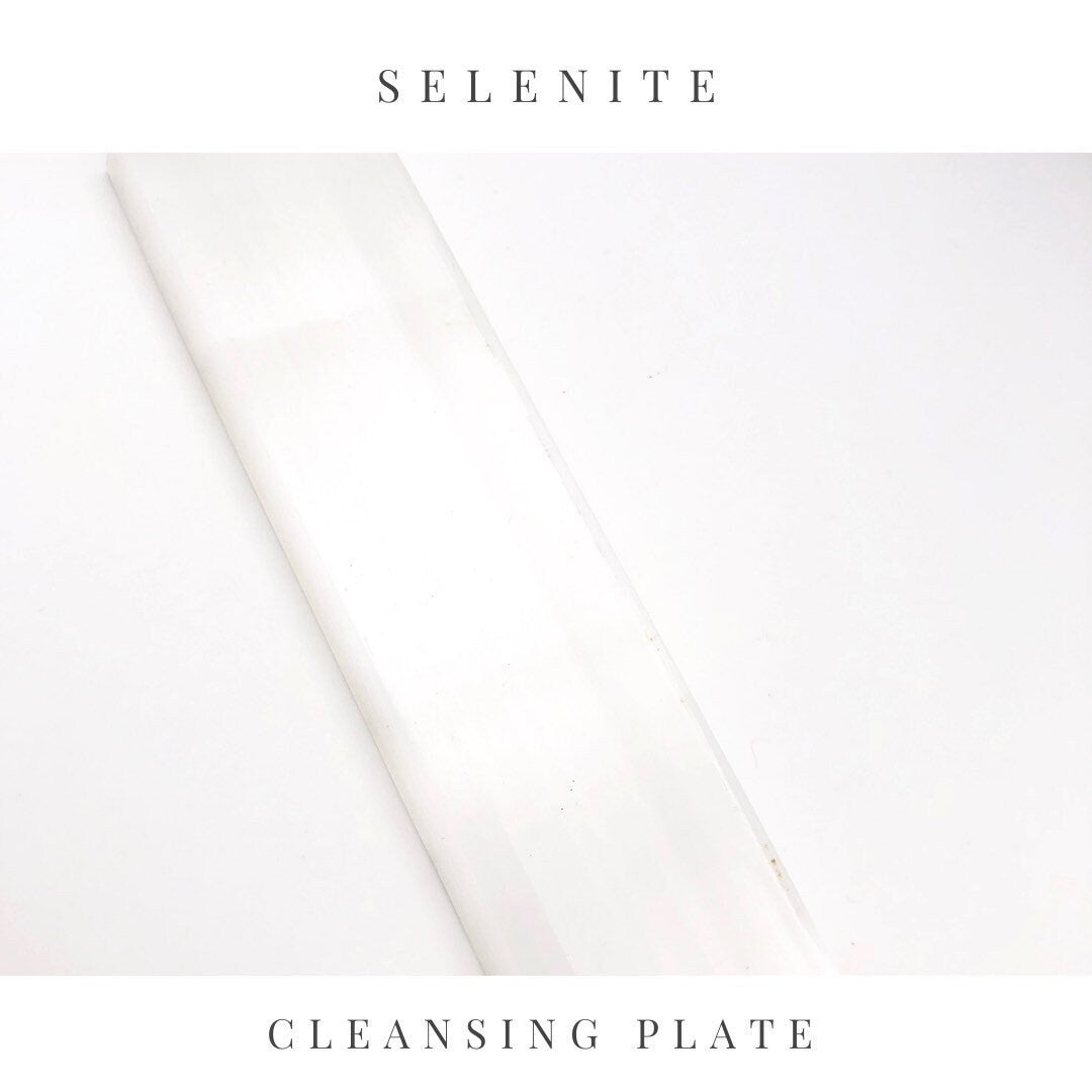 Selenite Cleansing Plate