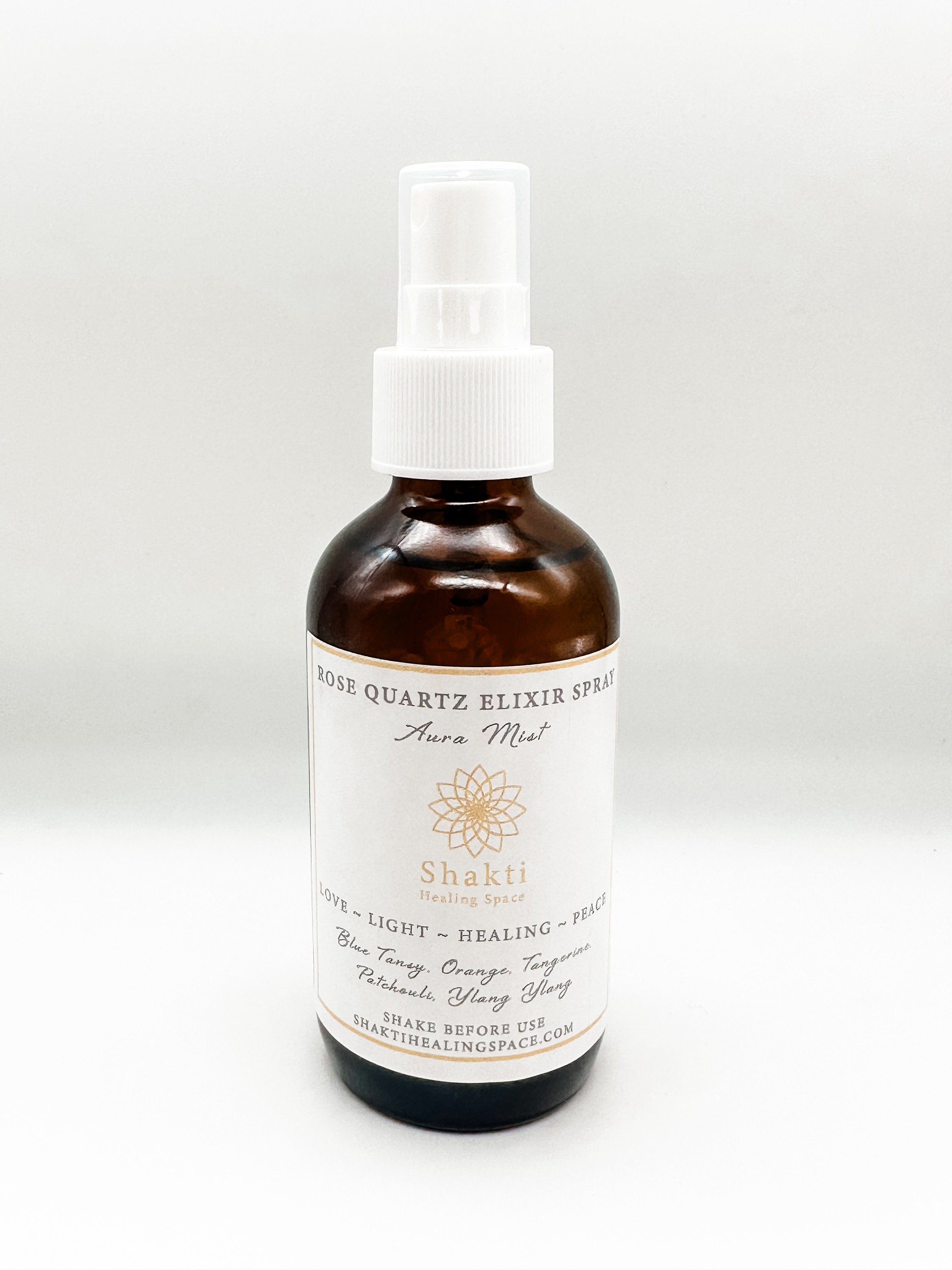 Aromatherapy aura mist spray for love and healing