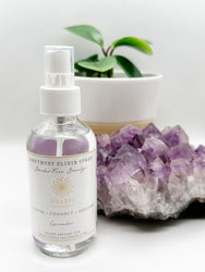 Smoke free smudge in Lavender with amethyst crystal