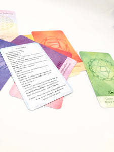 Chakra cards with affirmations for study