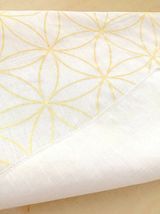 Flower of life crystal grid cloth