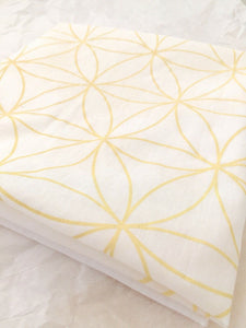 Flower of life sacred geometry grid cloth