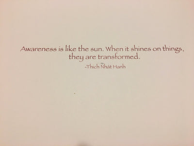 Awareness Note Card