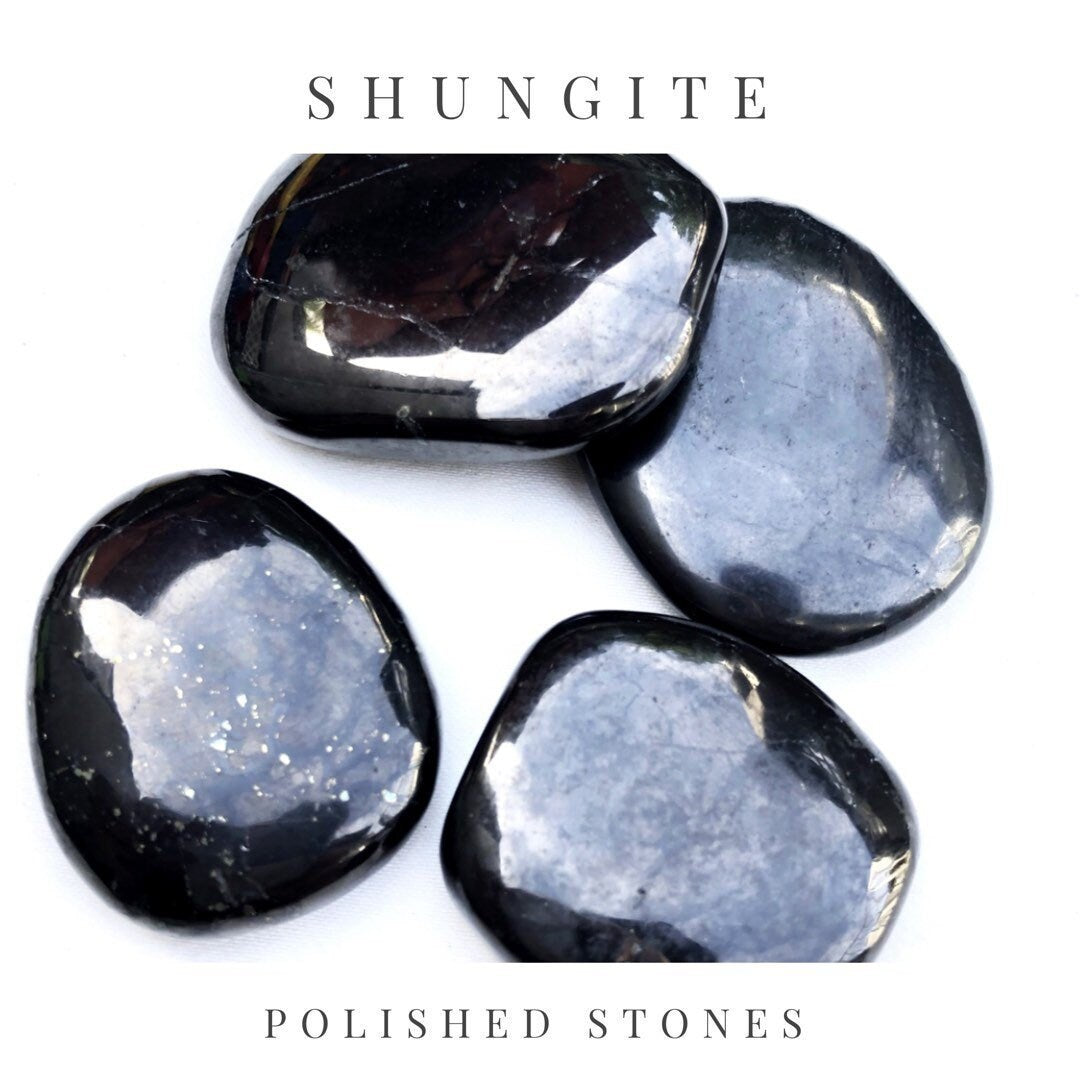 Shungite Palm Stone