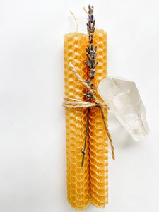 Ritual + Intention Setting Beeswax Candle Set