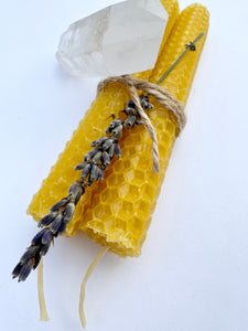 Ritual + Intention Setting Beeswax Candle Set