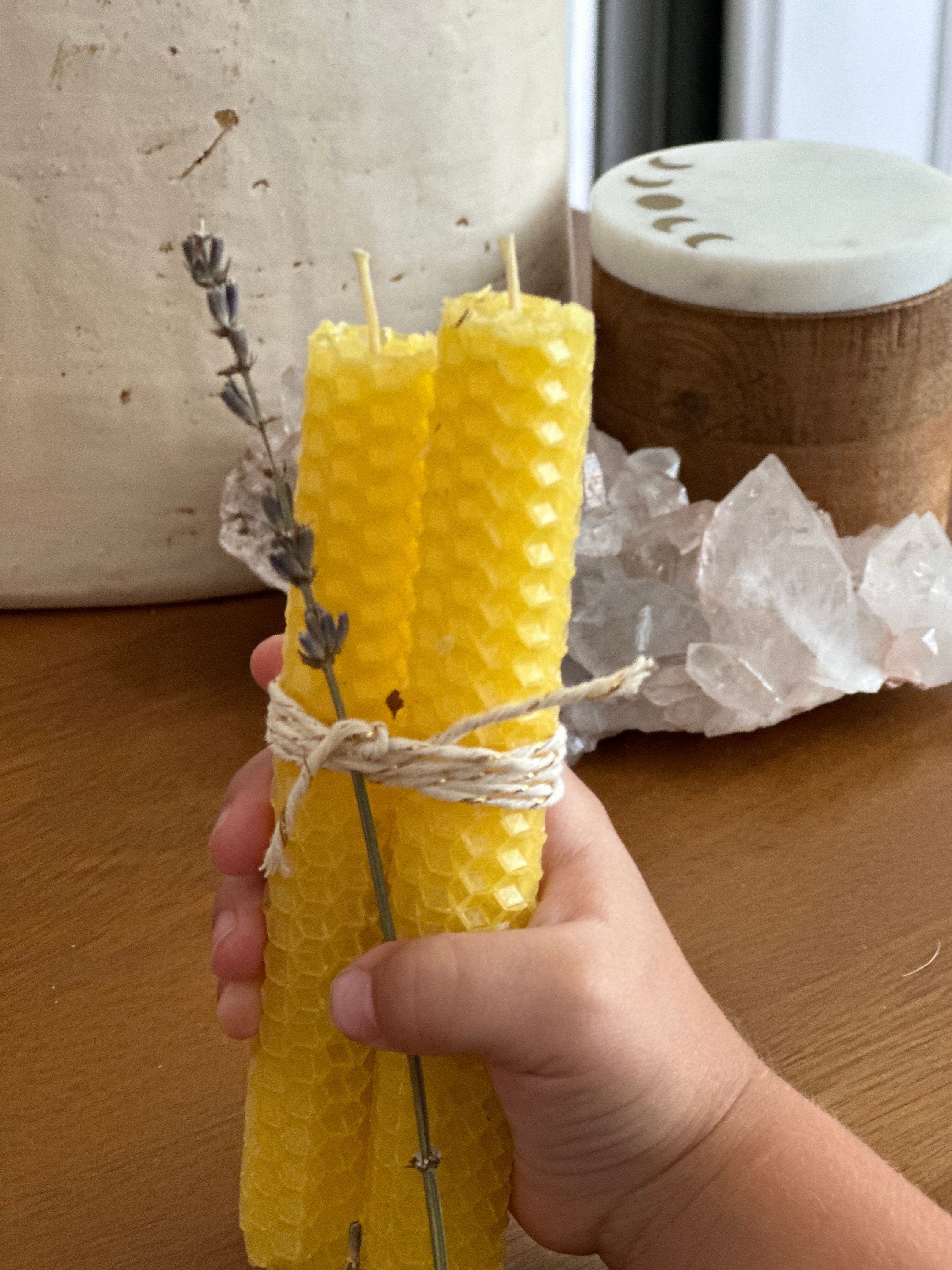 Ritual + Intention Setting Beeswax Candle Set