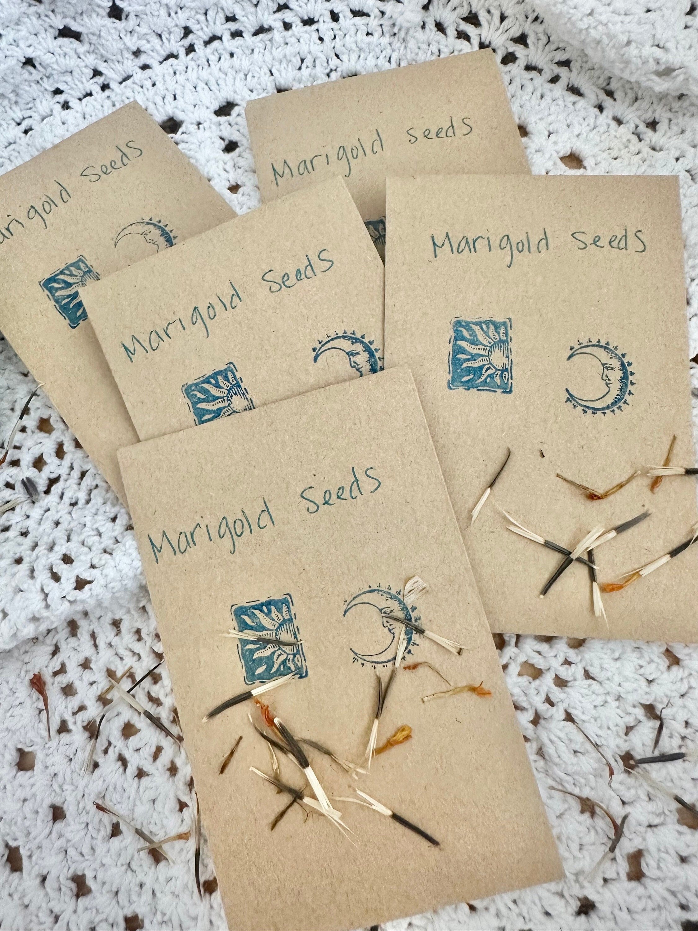 Marigold Seed Packet