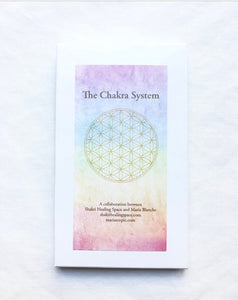 Illustrated Chakra System study deck.